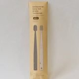 Antibacterial Extra Soft Bristle Toothbrush - Adult (Set for 2)