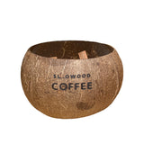 Natural Essential Oil Coconut Shell Candle - Coffee (new)