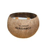 Natural Essential Oil Coconut Shell Candle - Bergamot (new)
