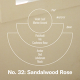 Sandalwood Rose Soy Candle