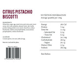 Citrus Pistachio Biscotti