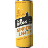 Organic Kombucha Can - Ginger & Lemon