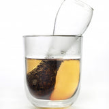 DOUBLE WALL GLASS + TEA HOLDER