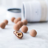 75% Dark Chocolate Covered Caramelized Hazelnuts