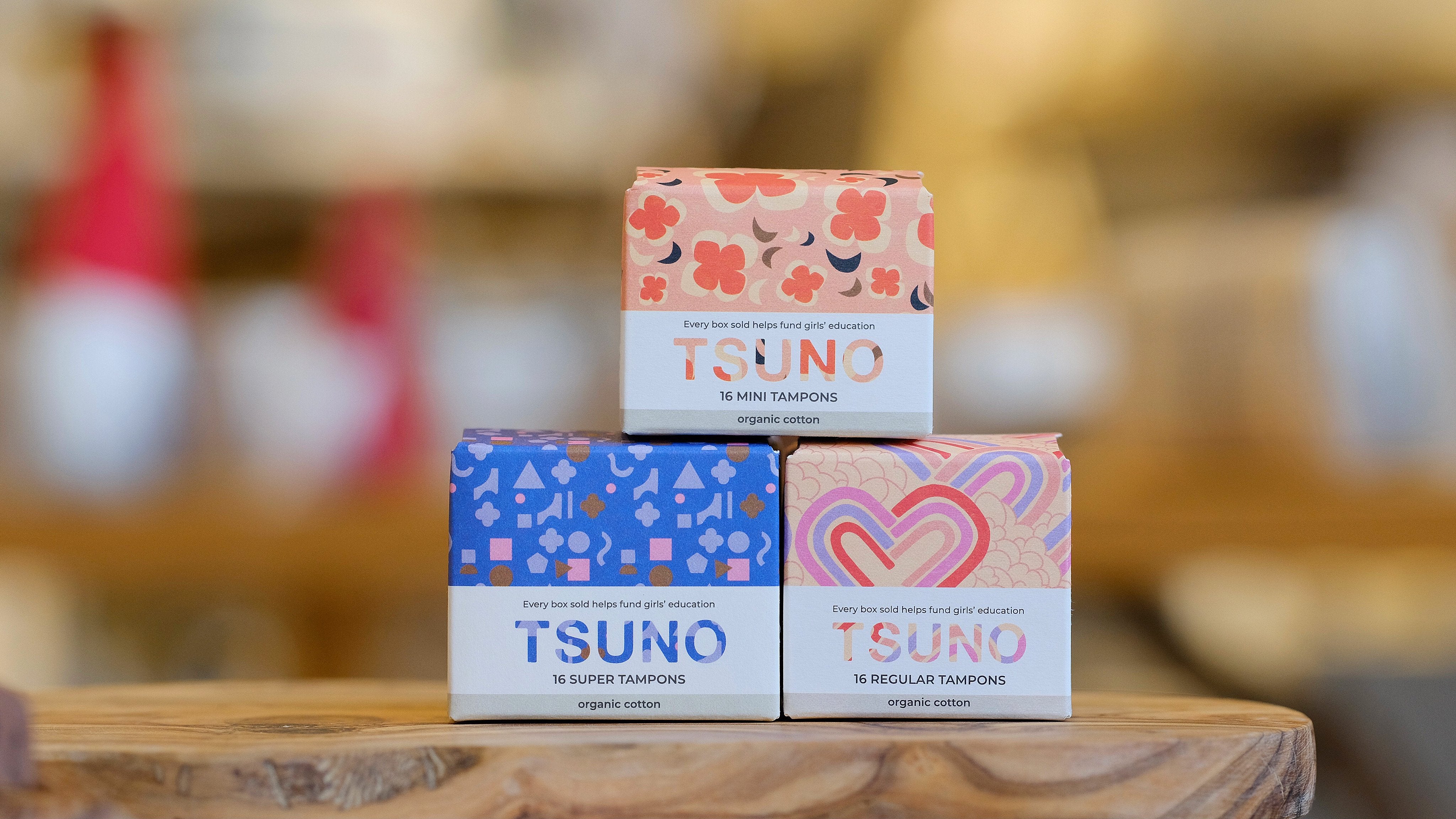 Tsuno Mini Organic Cotton Tampons – Pimary