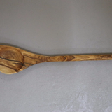 Olive Wood Corner Spoon/ Spatula