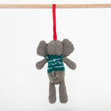 Fairtrade Christmas Decoration - Green Elephant