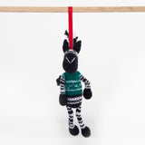 Fairtrade Christmas Decoration - Green Zebra