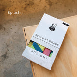 Beeswax Wraps 4 Pack: 1S 1M 1L 1XL