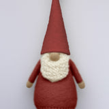 Handmade Felt Gnome Santa