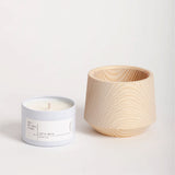 Pine Candle Vessel + Scented Candle Chotto Matte Set