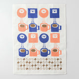 Dishcloth - Coffee Bird