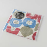 Dishcloth - Red and Blue Flowers