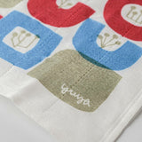 Dishcloth - Red and Blue Flowers