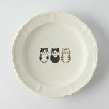 SHICHITA Three Cats Plate