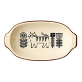 貓咪橢圓形烤盤