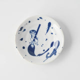 Japanese Porcelain Cat Plates - Someneko 5-Piece Gift Set