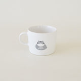 I Love Sundays Cat Mug - Gray