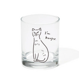 Ennui Glass Cat HUNGRY