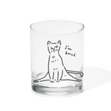 Ennui Glass Cat BORED