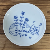 Hanauta cat 14.3cm dish