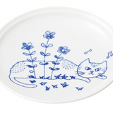 Hanauta cat 14.3cm dish