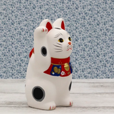 Lucky Cat Figurine - WHITE S