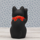 Lucky Cat Figurine - BLACK S