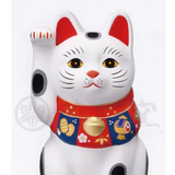 Lucky Cat Figurine - WHITE S