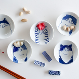 SHICHITA Cat Small Side Bowl 5pieces set