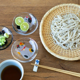 Small Glass Manekineko Plate - Mike