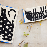 Lazy Cat Hand Towel