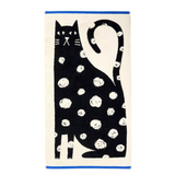 Lazy Card Bath Towel