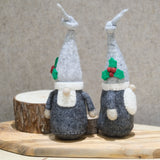 Handmade Gnome Santa With Christmas Leaf