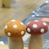 手工毛氈磨菇裝飾