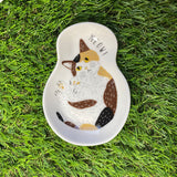 Small Cat Plate - Mikeneko Mii