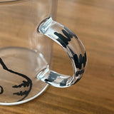 Clear Mug Cup 350ml Tiger