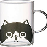 Clear Mug Cup 350ml Hachiware