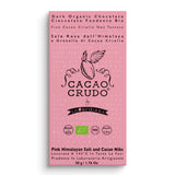 Organic Dark Pink Salt Chocolate Bar
