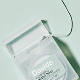Expanding Dental Floss with Refillable Dispenser + 1 Refill Roll
