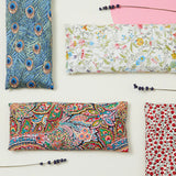 Lavender Relaxation Eye Pillow - Blue Umbrella Pattern