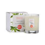 Coconut Hibiscus Glass Candle
