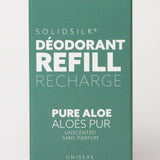 SOLIDSILK® Deodorant Refill Capsule - Pure Aloe (Unscented) | Extra Strength