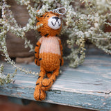 Fair Trade Handmade Key Ring - Tiger