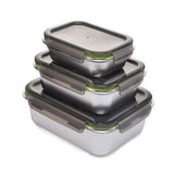 Microwavable Stainless Steel Food Container 2200ml
