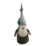 Slowood Gnome Santa With Christmas Leaf