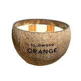 Orange - Natural Essential Oil Coconut Shell Candle