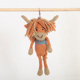 Fair Trade Handmade Key Ring - Highland Coo