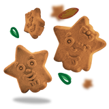 有機純素小麥星星可可餅乾