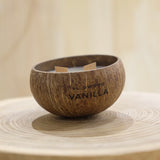 Natural Essential Oil Coconut Shell Candle - Vanilla